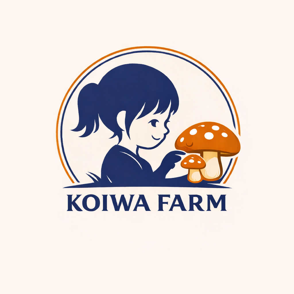 きのこ農場 ロゴ